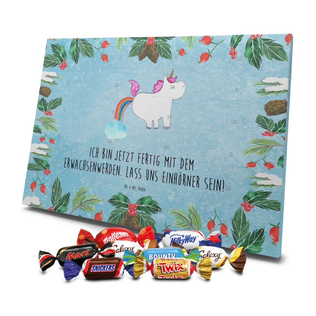 Chocolate advent calendar unicorn fart fart, unicorn fart, uniorn saying, girlfriend gift, fun, rainbow, present