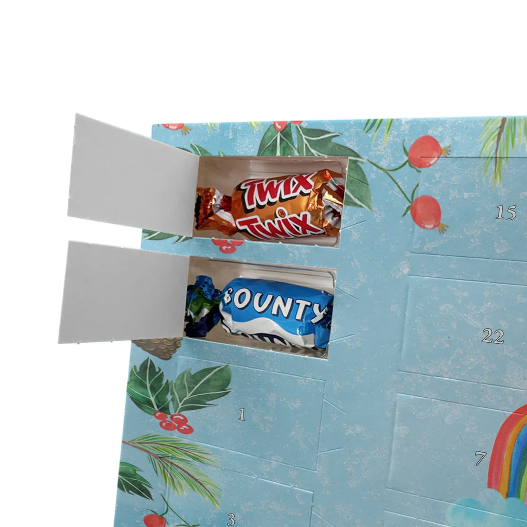 Chocolate advent calendar unicorn fart fart, unicorn fart, uniorn saying, girlfriend gift, fun, rainbow, present