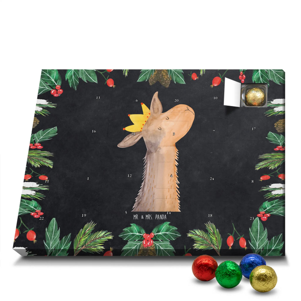 Chocolate advent calendar llama head king trendy animal, alpaca, Llama, king, office colleague, supervisor, high school graduation, mum, girlfriend, colleague