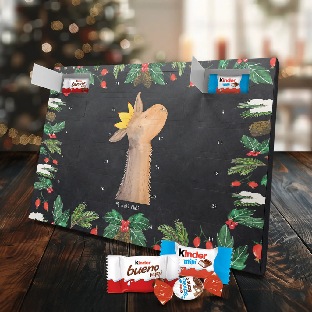 Chocolate advent calendar llama head king trendy animal, alpaca, Llama, king, office colleague, supervisor, high school graduation, mum, girlfriend, colleague
