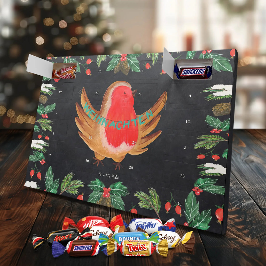 Chocolate advent calendar robin Christmas Christmas time, snow, Christmas greeting, Christmas motif, Merry Christmas, Christmas Eve, bird