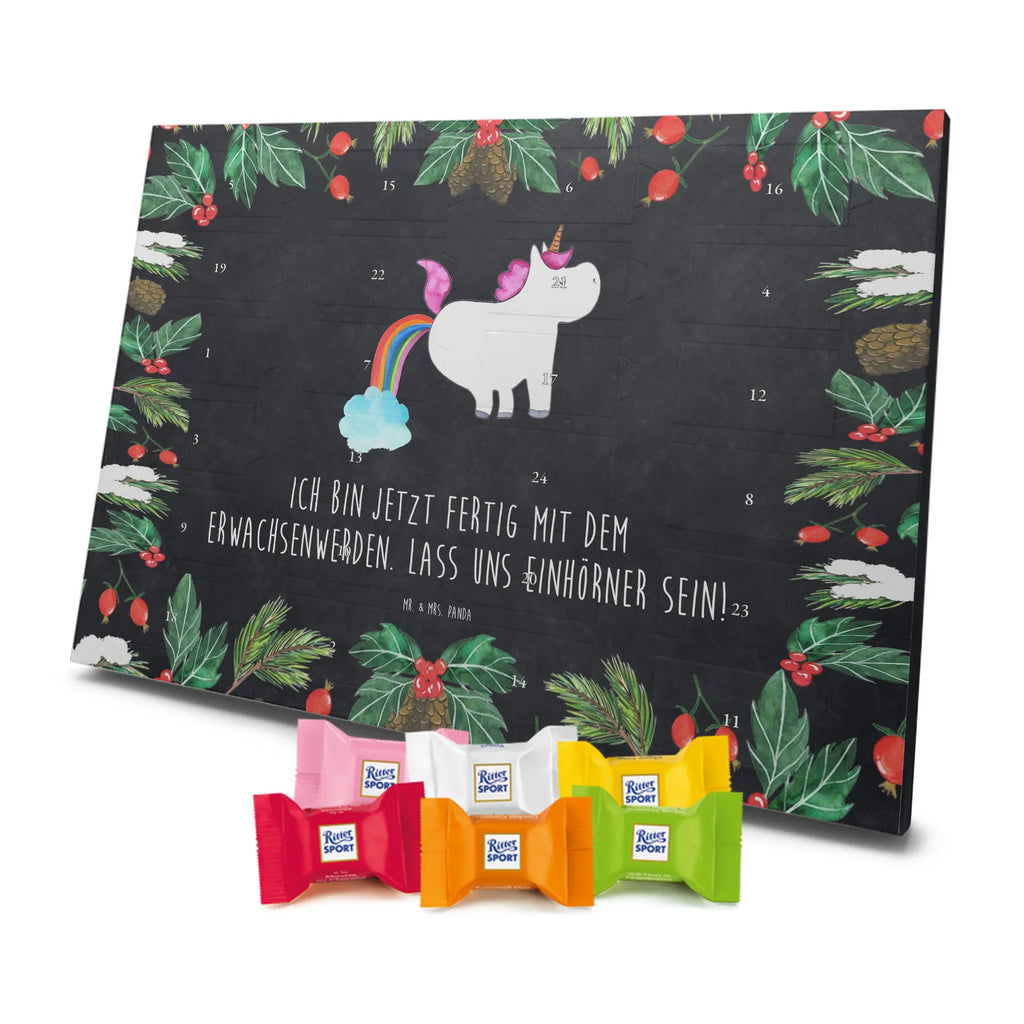 Chocolate advent calendar unicorn fart fart, unicorn fart, uniorn saying, girlfriend gift, fun, rainbow, present