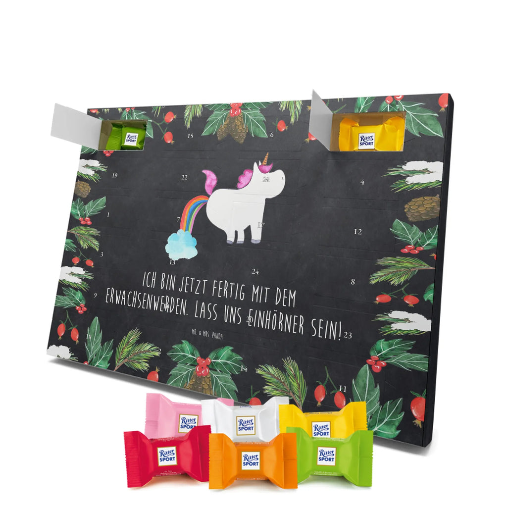 Chocolate advent calendar unicorn fart fart, unicorn fart, uniorn saying, girlfriend gift, fun, rainbow, present