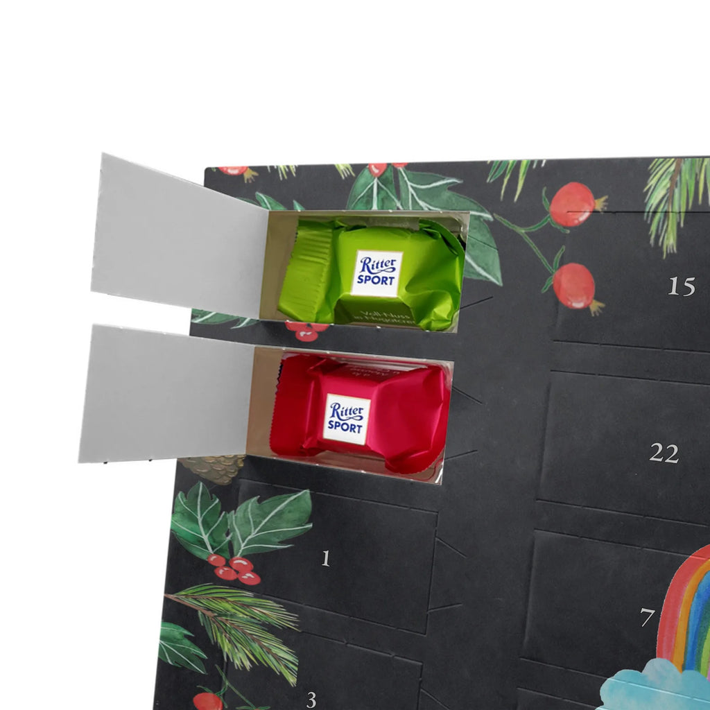 Chocolate advent calendar unicorn fart fart, unicorn fart, uniorn saying, girlfriend gift, fun, rainbow, present