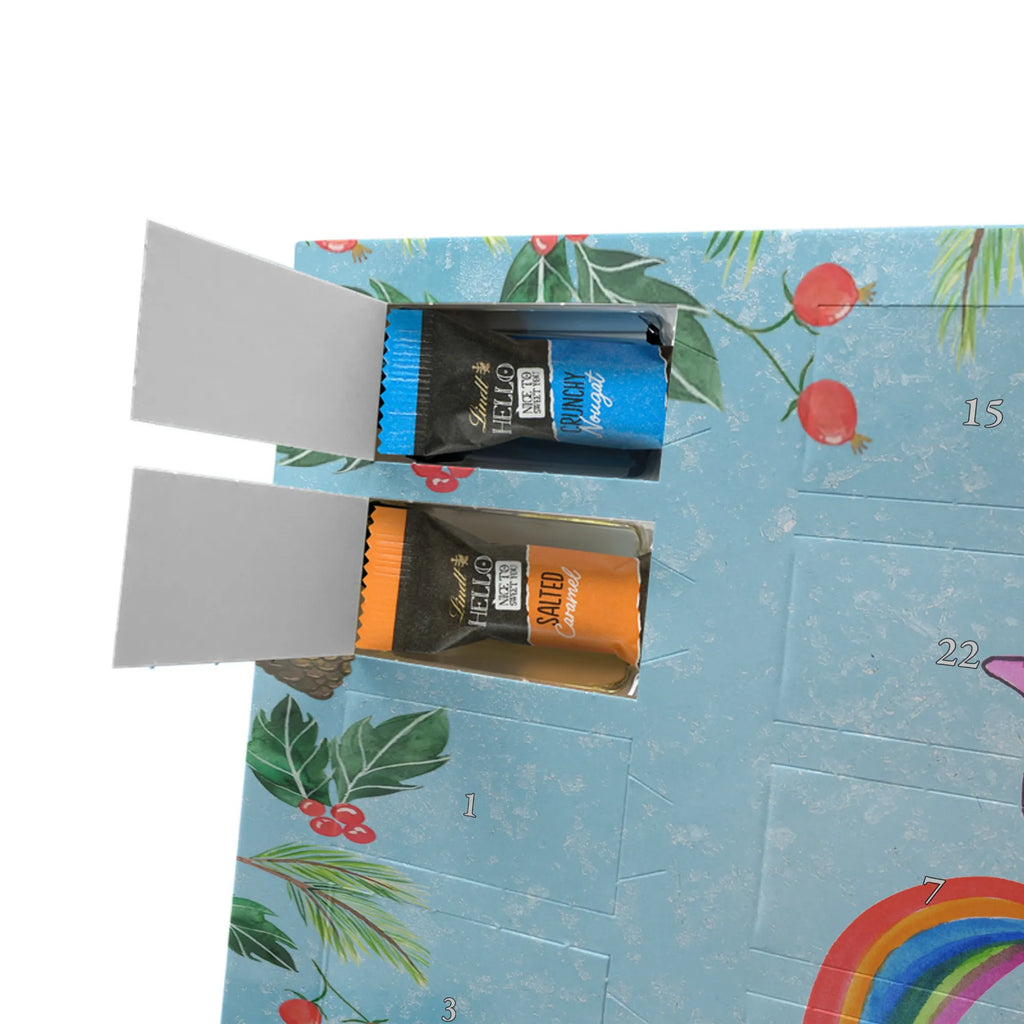 Chocolate advent calendar unicorn fart fart, unicorn fart, uniorn saying, girlfriend gift, fun, rainbow, present