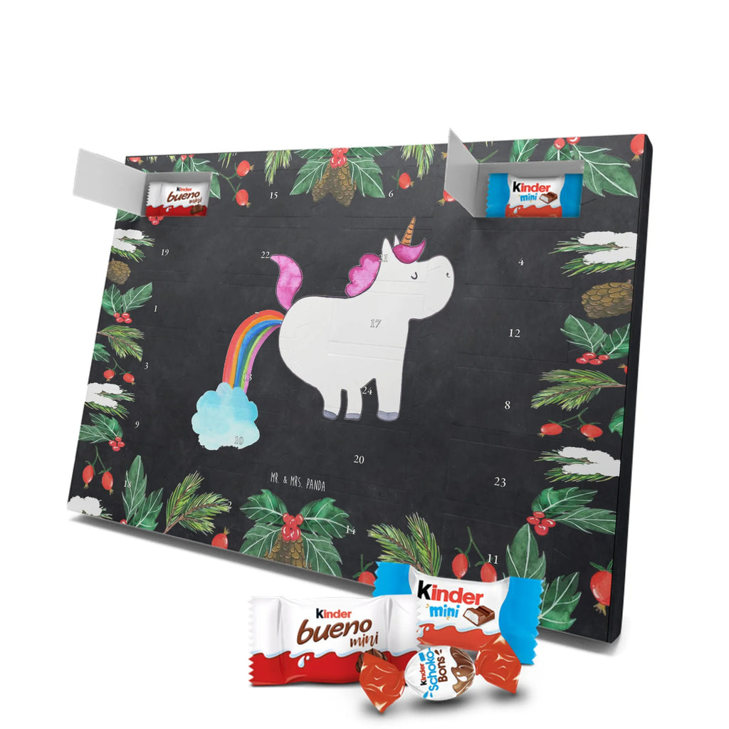 Chocolate advent calendar unicorn fart fart, unicorn fart, uniorn saying, girlfriend gift, fun, rainbow, present