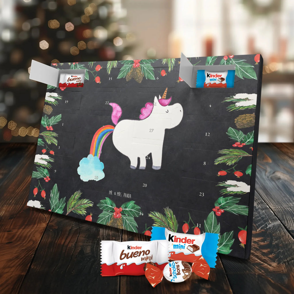 Chocolate advent calendar unicorn fart fart, unicorn fart, uniorn saying, girlfriend gift, fun, rainbow, present