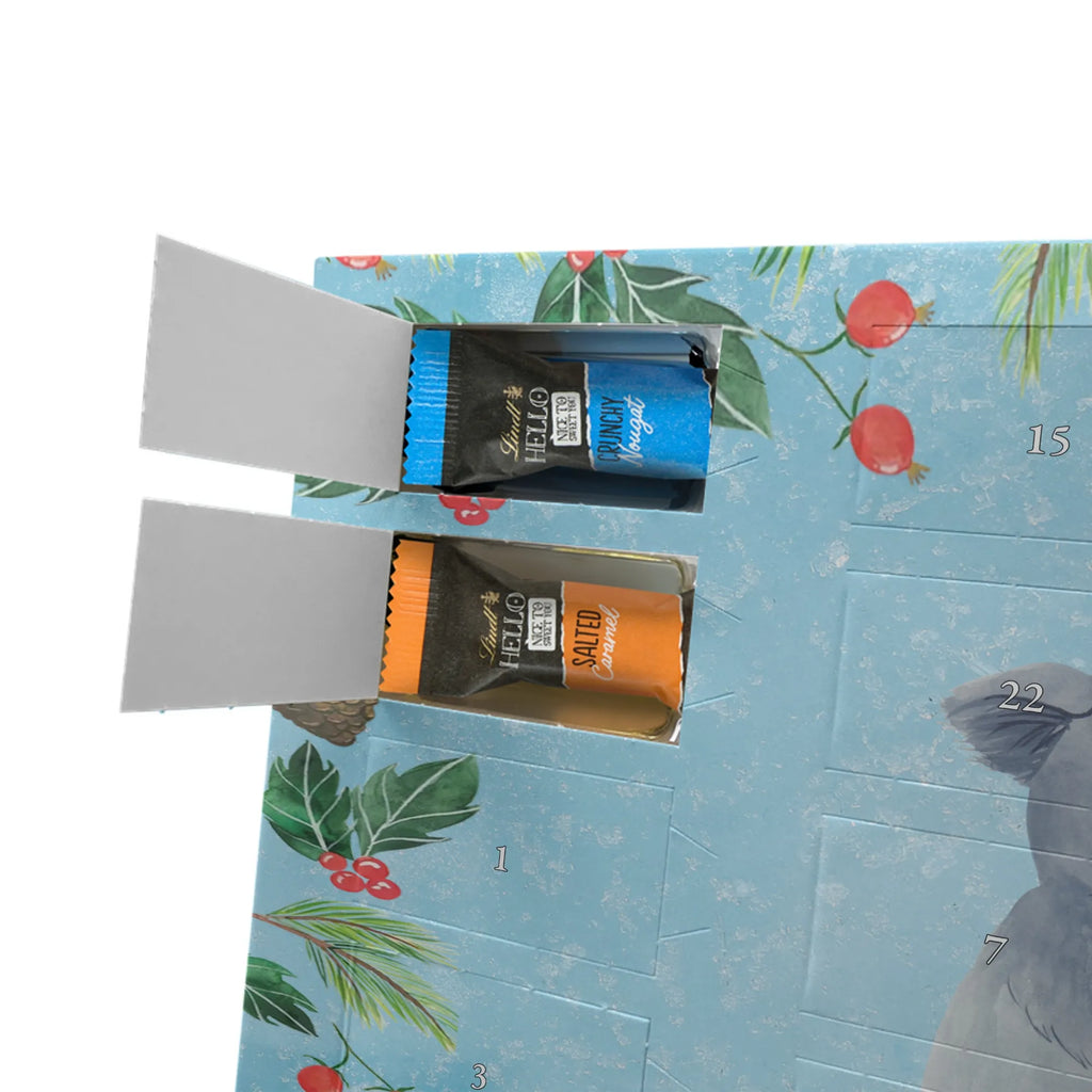 Chocolate advent calendar koala gift ideas, gifts, small animals, good mood, cute, funny sayings, cute animal motives, hand drawn, special gifts, card, animal lover, dream, bedroom, dreamland, sleeping, koala bear