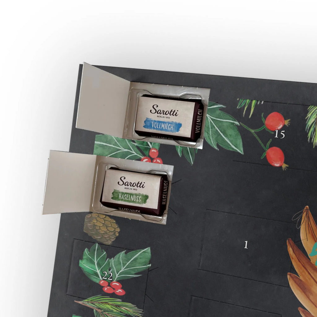 Chocolate advent calendar robin Christmas Christmas time, snow, Christmas greeting, Christmas motif, Merry Christmas, Christmas Eve, bird