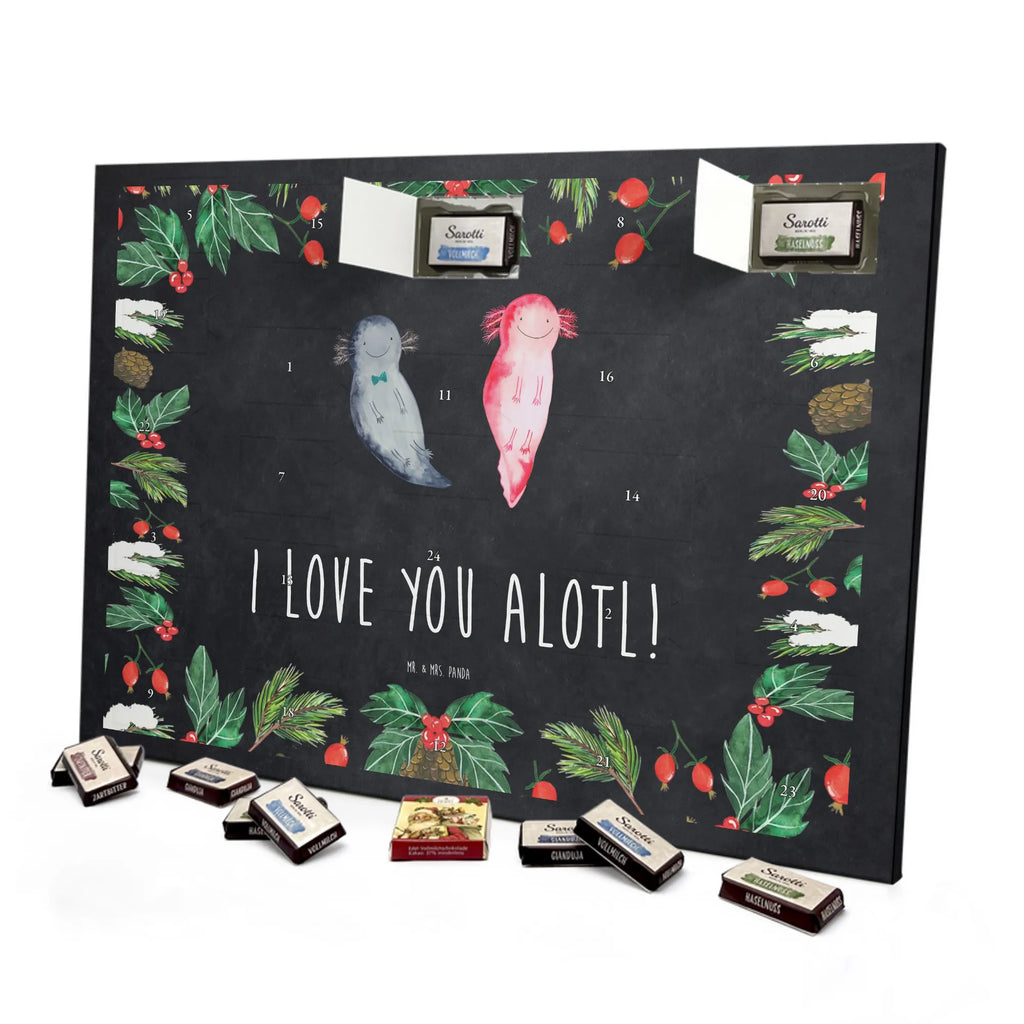 Chocolate advent calendar axolotl Love Loving, Marriage, Proposal of marriage, anniversary gift, Together, Love gift, gift for her, gift for him, Two, Valentine&#39;s Day Gift for Women Love Gift Anniversary Wedding Anniversary Party Favor Gift for Girlfriend Gift for Partner Boyfriend Gift Token of Love for Men for Husband