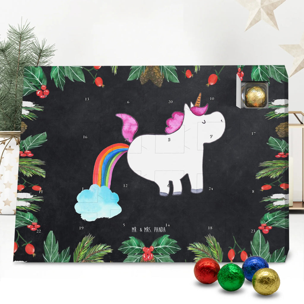 Chocolate advent calendar unicorn fart fart, unicorn fart, uniorn saying, girlfriend gift, fun, rainbow, present