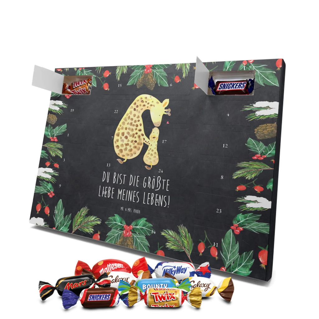 Chocolate advent calendar giraffe child Africa, favourite person, mother, daughter, son, mum, child