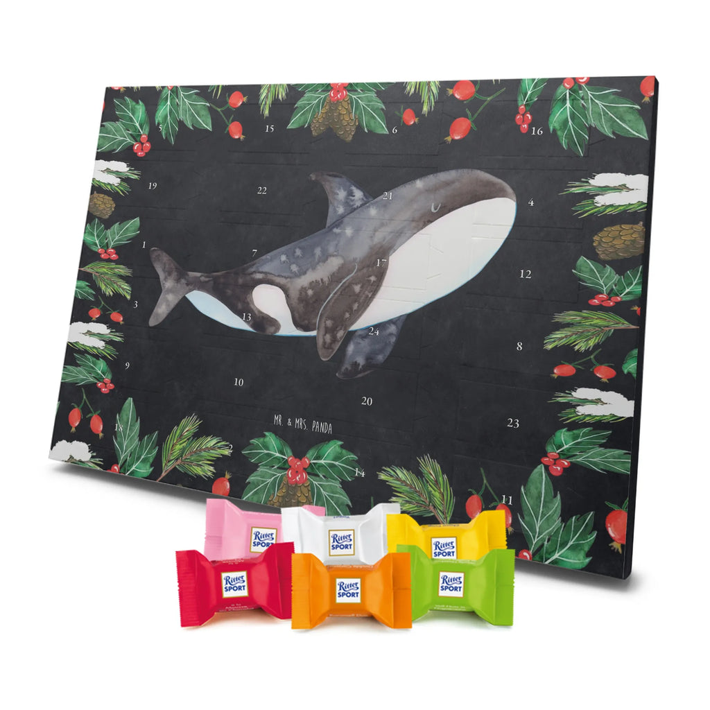 Chocolate advent calendar Orca manatee, vacation, aquatic animals, deep sea, underwater animals, seafood fans, underwater world, seafood posters, seafood decoration, whale, reef, water world, lobster, sea urchin, gift ideas, shrimp, narwhal, corals, gifts for seafood lovers, platypus, crocodile, shells, Seafood, ocean, self-love, new start, work, killer whale, opportunities