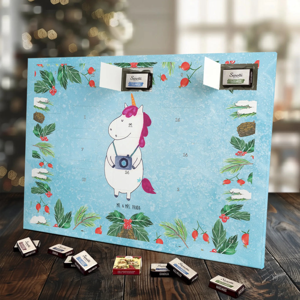 Chocolate advent calendar unicorn photographer Holiday, Photography, Photographer, Camera, Photographer gift, Traveler gift