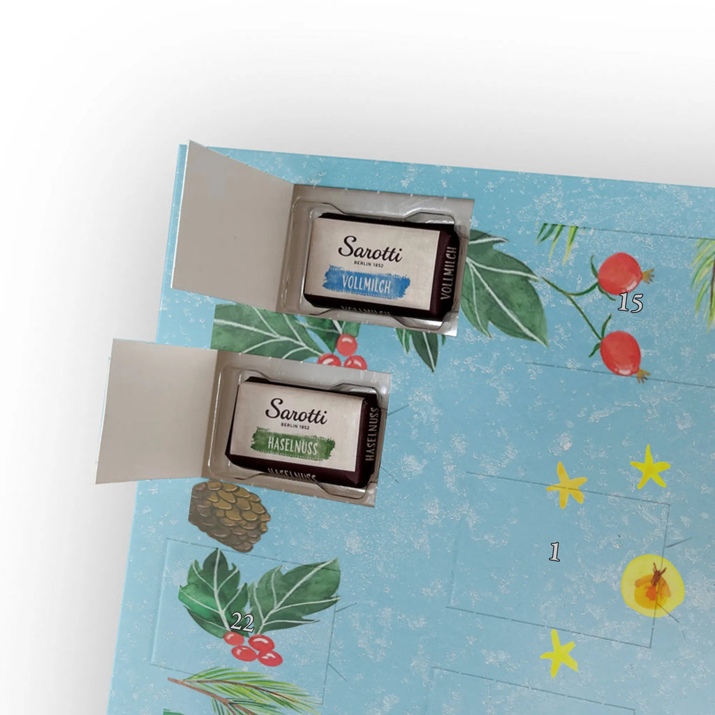 Chocolate advent calendar Bear & Ladybird campfire cuddly toy, teddy bear, Campfire