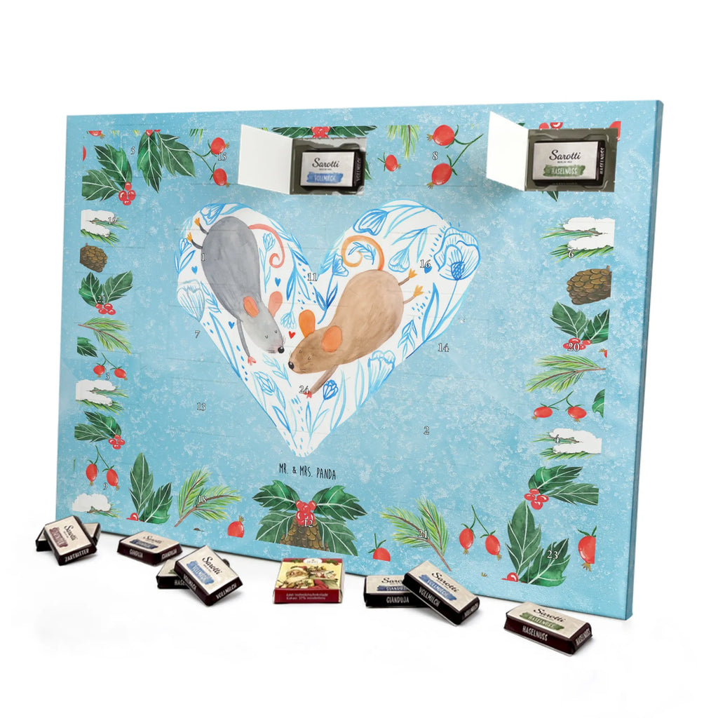 Chocolate advent calendar Mice heart Loving, Marriage, Proposal of marriage, anniversary gift, Together, Love gift, gift for her, gift for him, Two, mouse, favourite person, wedding, proof of love, love message, togetherness, anniversary, gift for two, love gift, mice