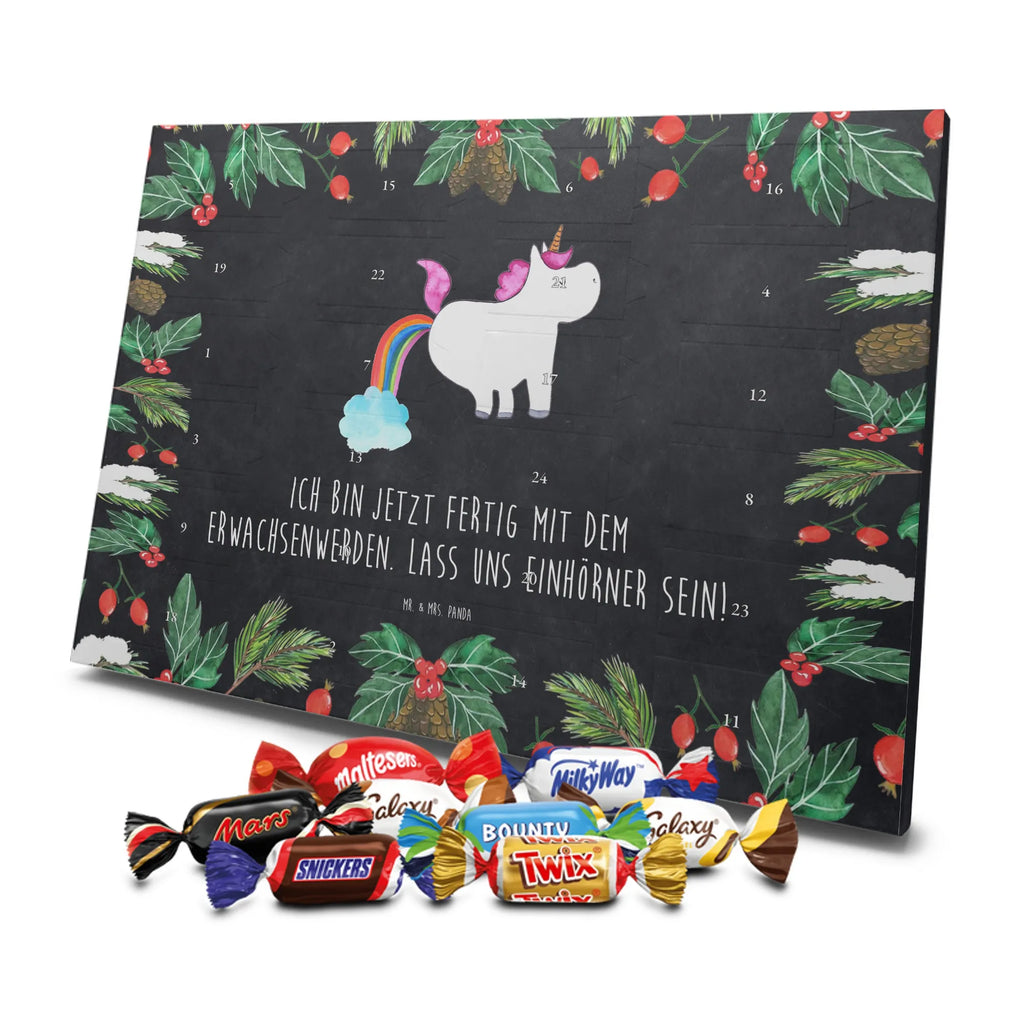 Chocolate advent calendar unicorn fart fart, unicorn fart, uniorn saying, girlfriend gift, fun, rainbow, present