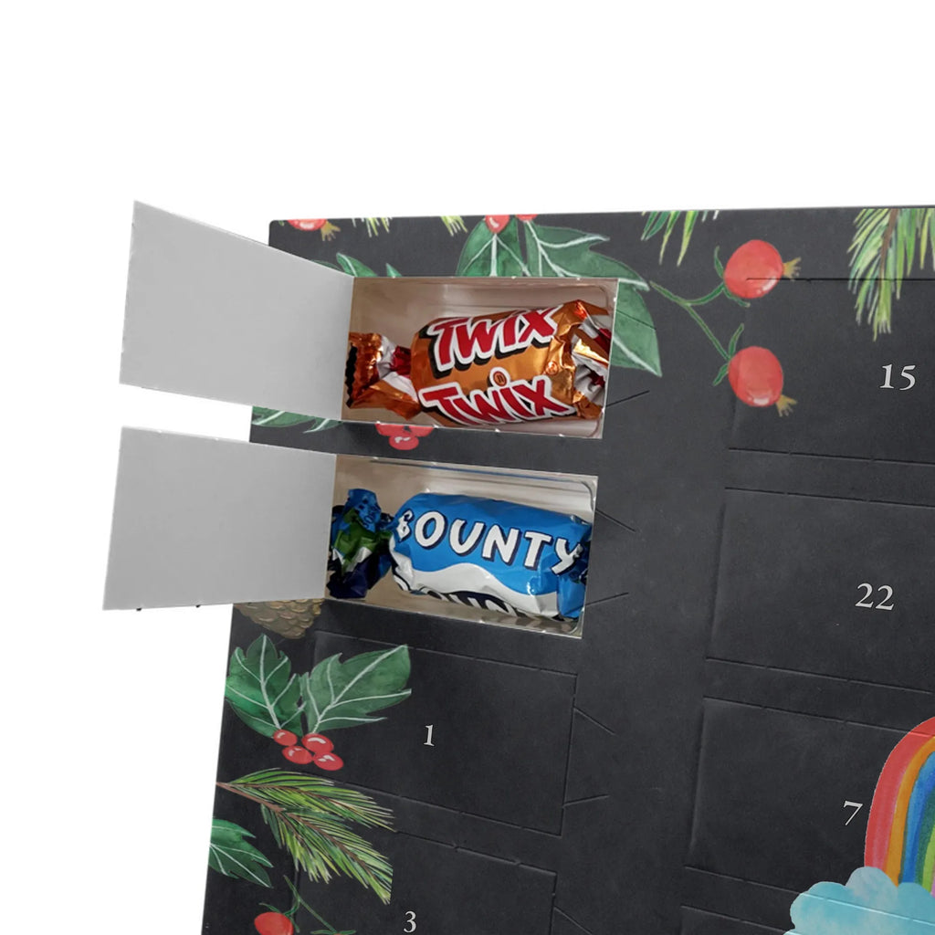 Chocolate advent calendar unicorn fart fart, unicorn fart, uniorn saying, girlfriend gift, fun, rainbow, present