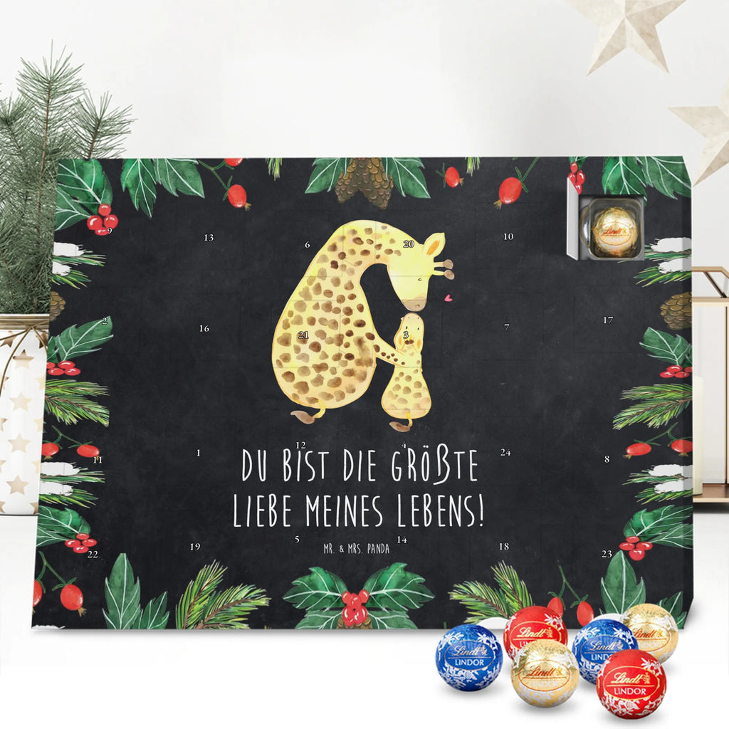 Chocolate advent calendar giraffe child Africa, favourite person, mother, daughter, son, mum, child