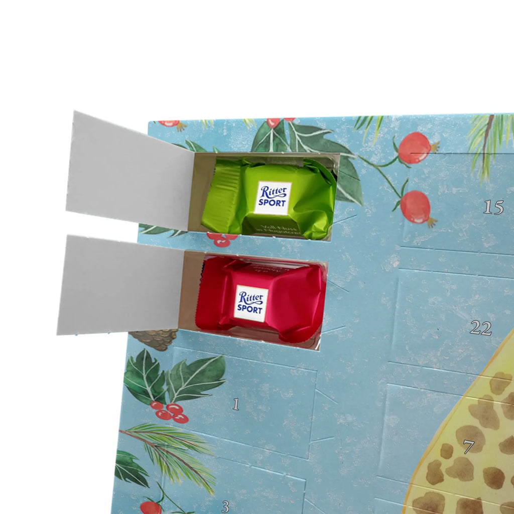 Chocolate advent calendar giraffe child Africa, favourite person, mother, daughter, son, mum, child