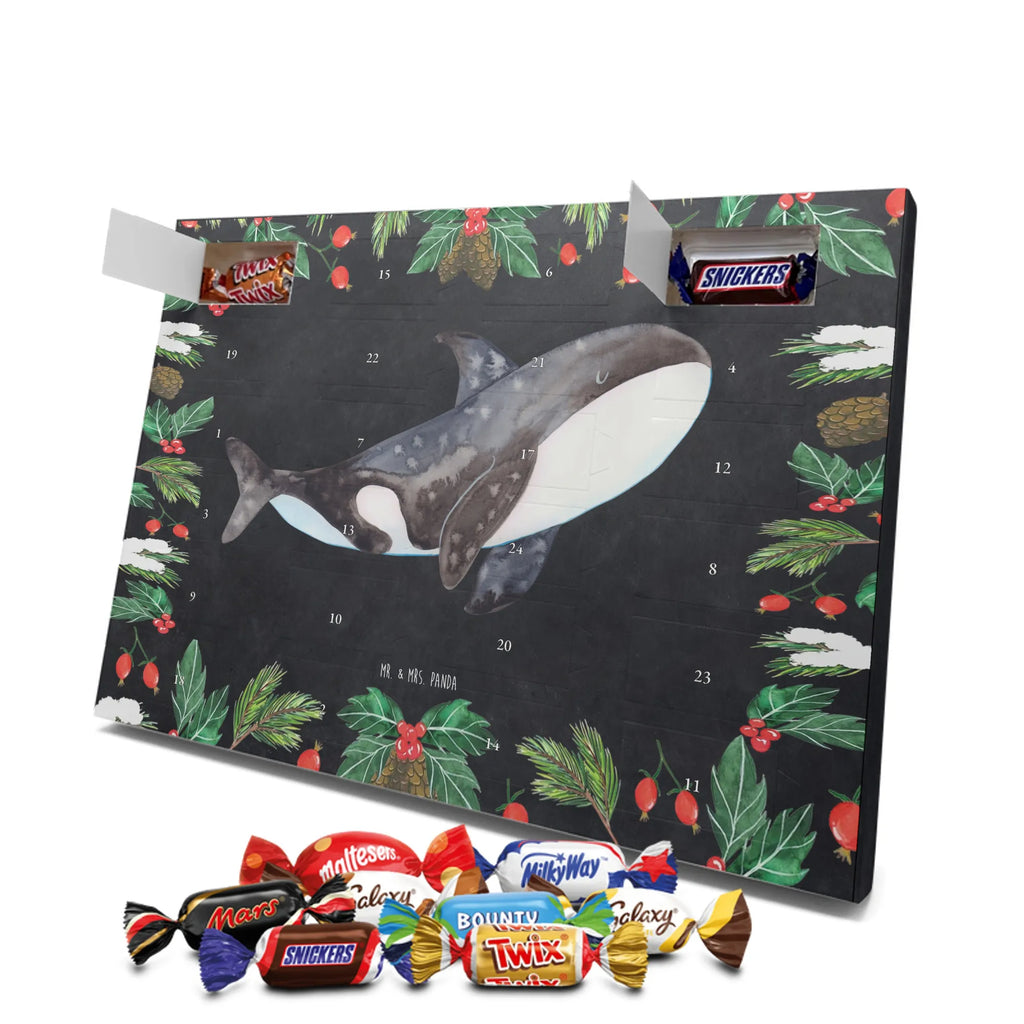 Chocolate advent calendar Orca manatee, vacation, aquatic animals, deep sea, underwater animals, seafood fans, underwater world, seafood posters, seafood decoration, whale, reef, water world, lobster, sea urchin, gift ideas, shrimp, narwhal, corals, gifts for seafood lovers, platypus, crocodile, shells, Seafood, ocean, self-love, new start, work, killer whale, opportunities