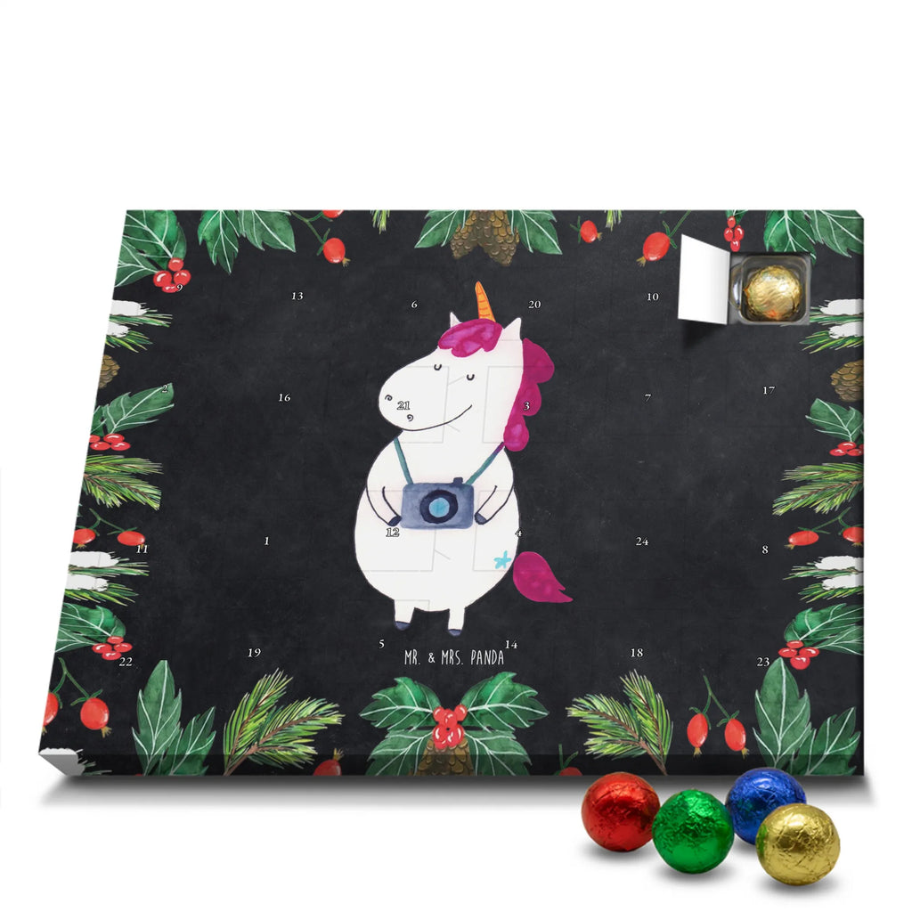 Chocolate advent calendar unicorn photographer Holiday, Photography, Photographer, Camera, Photographer gift, Traveler gift