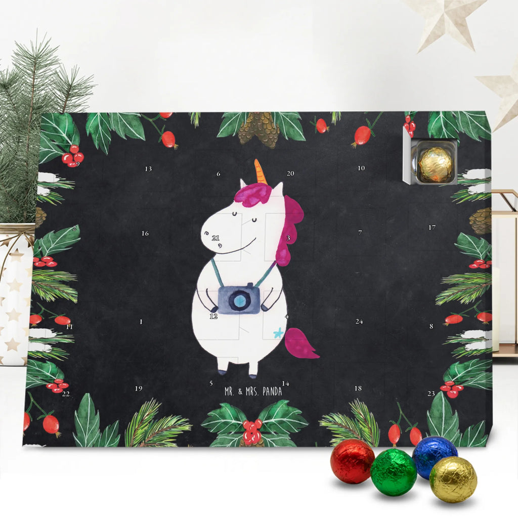 Chocolate advent calendar unicorn photographer Holiday, Photography, Photographer, Camera, Photographer gift, Traveler gift