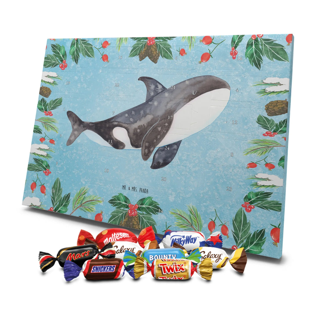 Chocolate advent calendar Orca manatee, vacation, aquatic animals, deep sea, underwater animals, seafood fans, underwater world, seafood posters, seafood decoration, whale, reef, water world, lobster, sea urchin, gift ideas, shrimp, narwhal, corals, gifts for seafood lovers, platypus, crocodile, shells, Seafood, ocean, self-love, new start, work, killer whale, opportunities