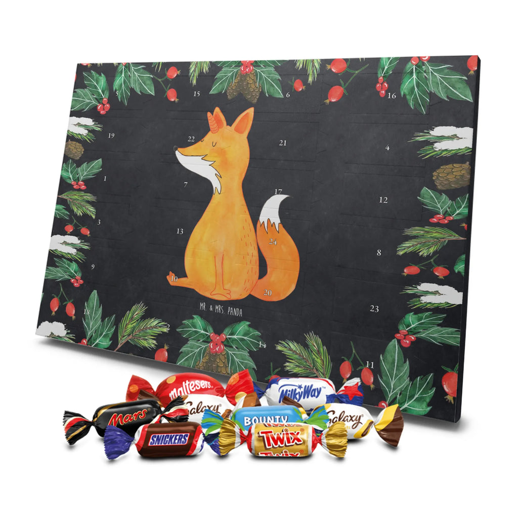 Chocolate advent calendar unicorn Fox foxes, fox horns