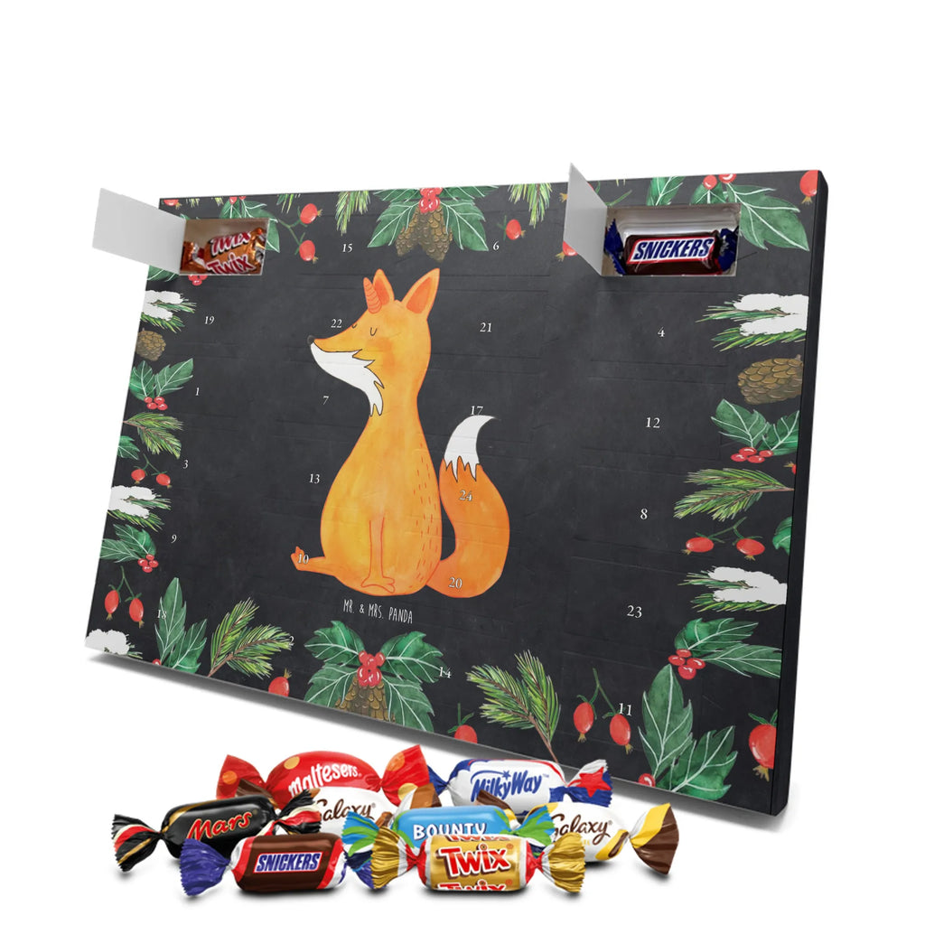 Chocolate advent calendar unicorn Fox foxes, fox horns