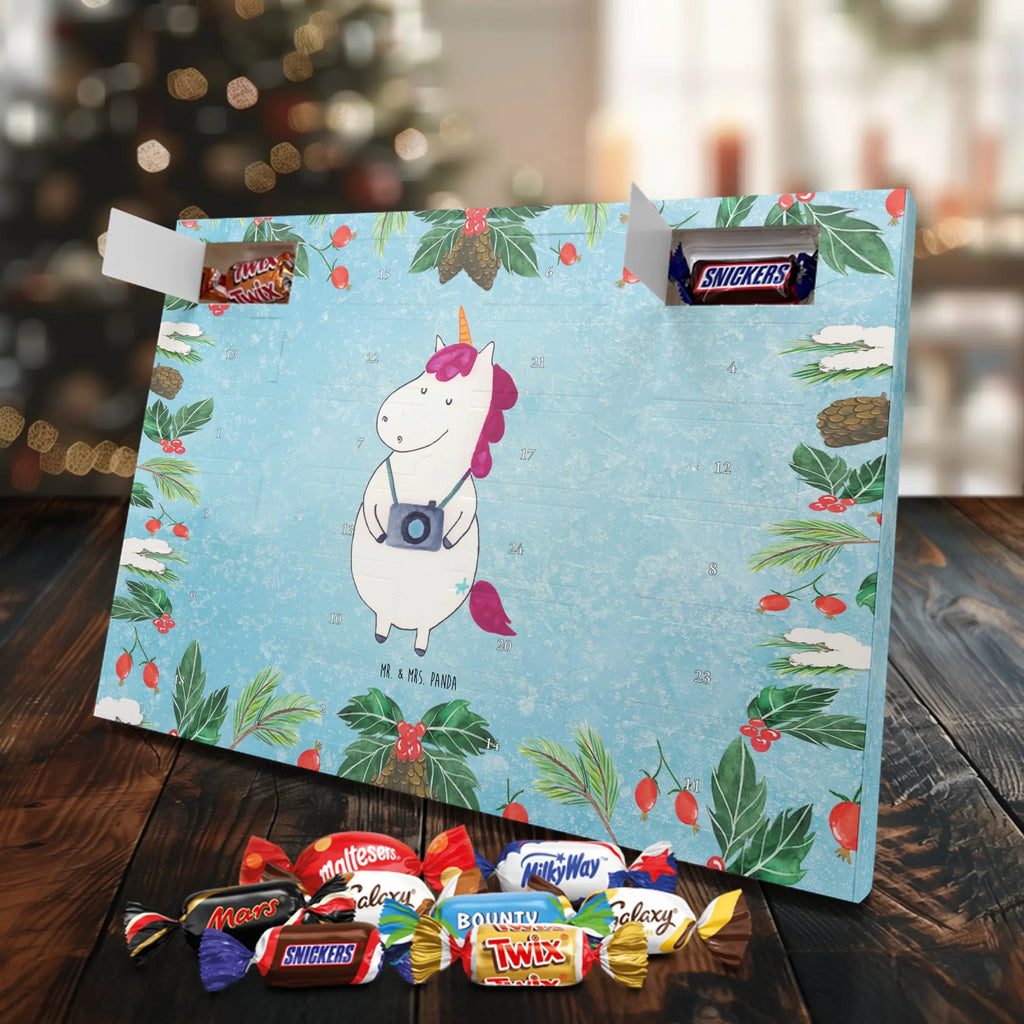 Chocolate advent calendar unicorn photographer Holiday, Photography, Photographer, Camera, Photographer gift, Traveler gift