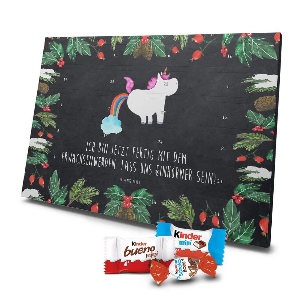 Chocolate advent calendar unicorn fart fart, unicorn fart, uniorn saying, girlfriend gift, fun, rainbow, present