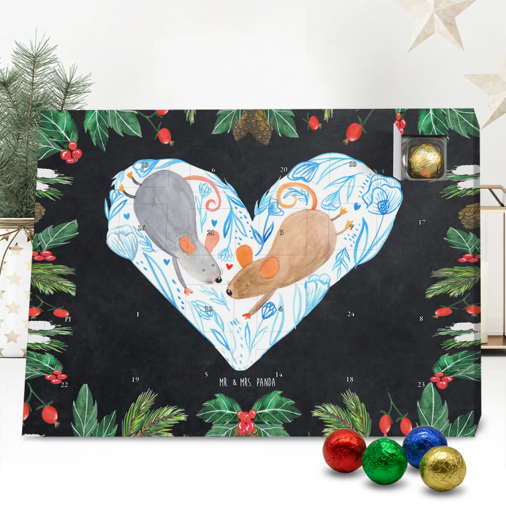 Chocolate advent calendar Mice heart Loving, Marriage, Proposal of marriage, anniversary gift, Together, Love gift, gift for her, gift for him, Two, mouse, favourite person, wedding, proof of love, love message, togetherness, anniversary, gift for two, love gift, mice