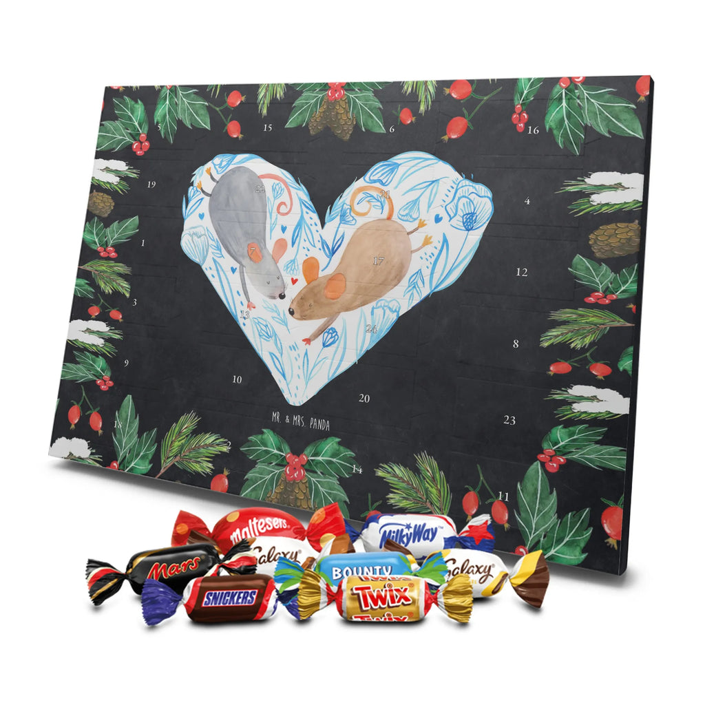 Chocolate advent calendar Mice heart Loving, Marriage, Proposal of marriage, anniversary gift, Together, Love gift, gift for her, gift for him, Two, mouse, favourite person, wedding, proof of love, love message, togetherness, anniversary, gift for two, love gift, mice