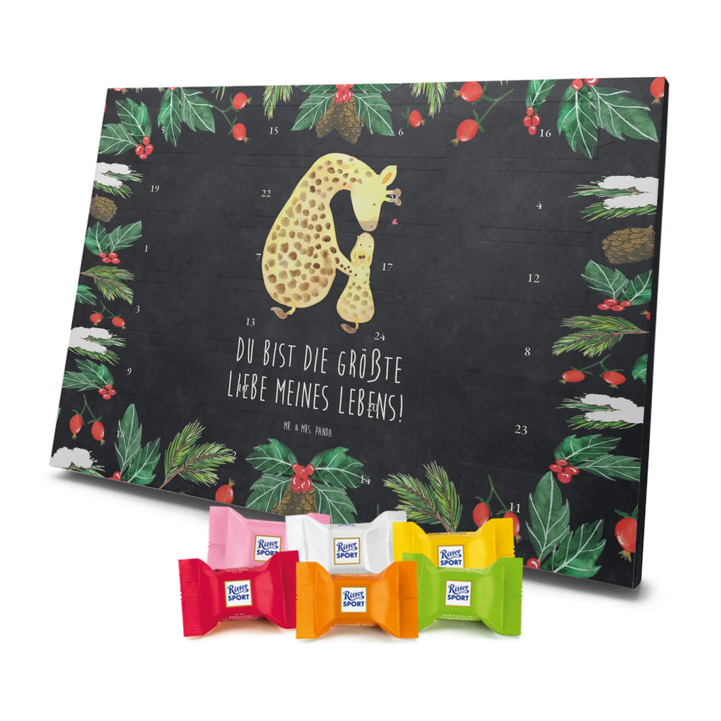 Chocolate advent calendar giraffe child Africa, favourite person, mother, daughter, son, mum, child
