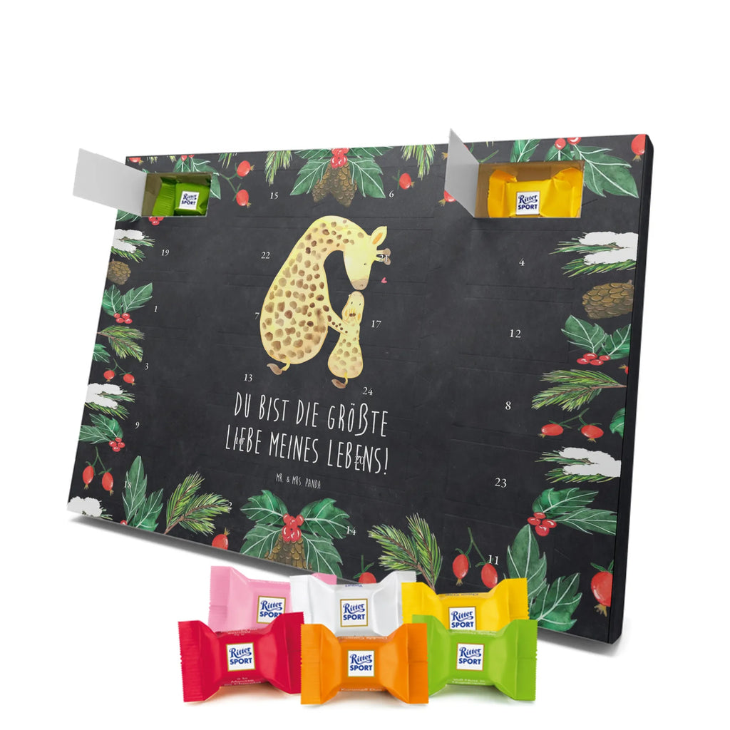 Chocolate advent calendar giraffe child Africa, favourite person, mother, daughter, son, mum, child