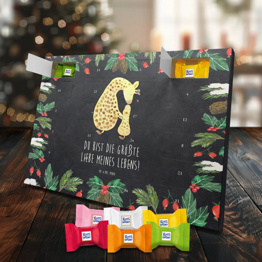 Chocolate advent calendar giraffe child Africa, favourite person, mother, daughter, son, mum, child
