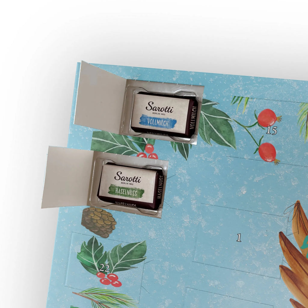 Chocolate advent calendar robin Christmas Christmas time, snow, Christmas greeting, Christmas motif, Merry Christmas, Christmas Eve, bird