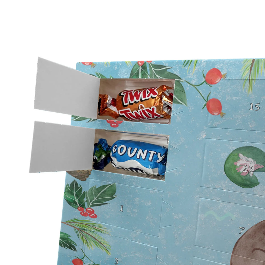 Chocolate advent calendar otter Water Lily mammal, predator, gifts for people in love, gift ideas for animal lovers, animal, aquatic animal, marten, otter gifts, water mammal, water, water animal, sea otter, animal lover, European otter, baby otter