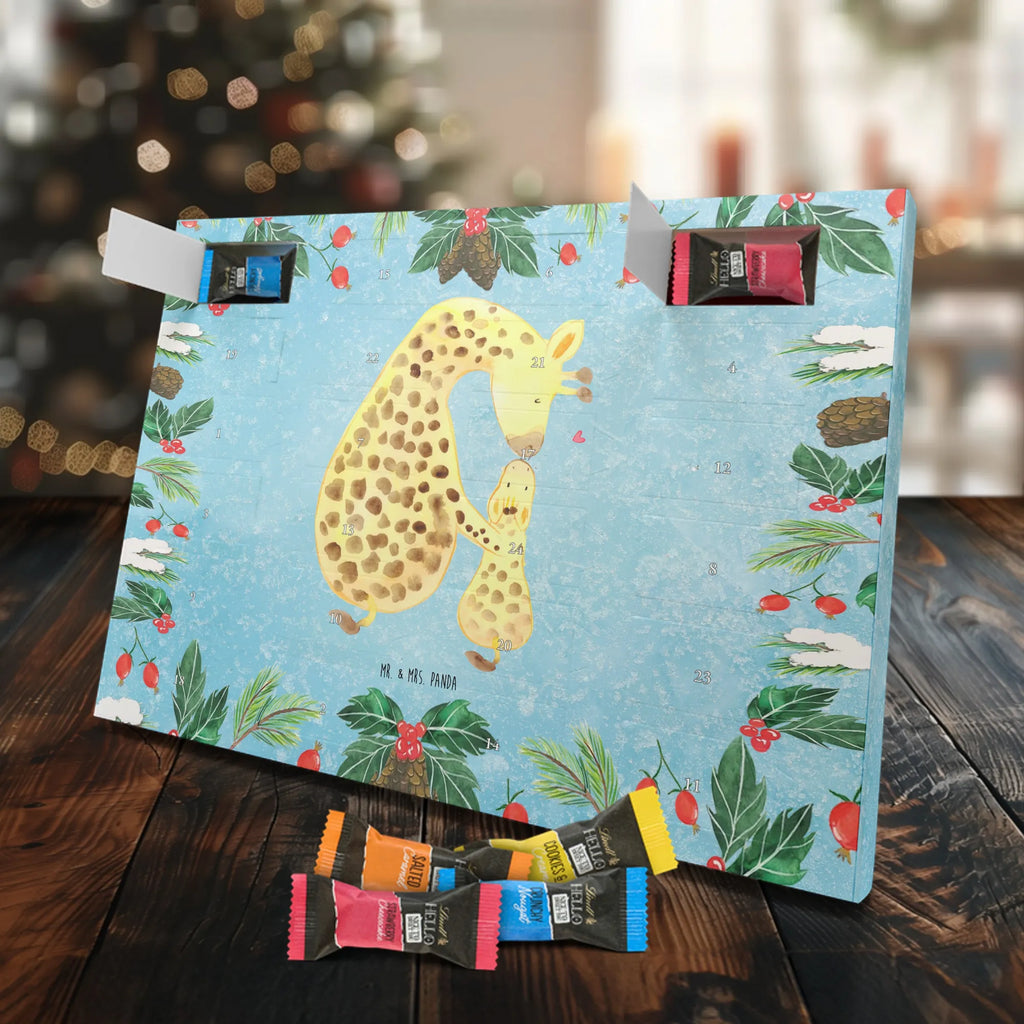 Chocolate advent calendar giraffe child Africa, favourite person, mother, daughter, son, mum, child