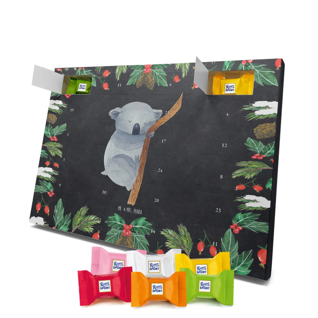 Chocolate advent calendar koala gift ideas, gifts, small animals, good mood, cute, funny sayings, cute animal motives, hand drawn, special gifts, card, animal lover, dream, bedroom, dreamland, sleeping, koala bear