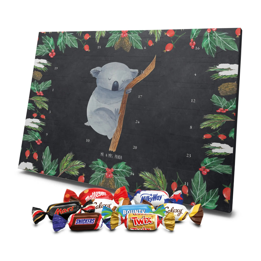Chocolate advent calendar koala gift ideas, gifts, small animals, good mood, cute, funny sayings, cute animal motives, hand drawn, special gifts, card, animal lover, dream, bedroom, dreamland, sleeping, koala bear