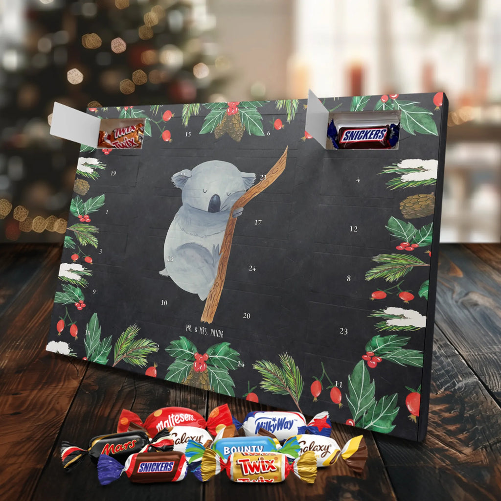 Chocolate advent calendar koala gift ideas, gifts, small animals, good mood, cute, funny sayings, cute animal motives, hand drawn, special gifts, card, animal lover, dream, bedroom, dreamland, sleeping, koala bear