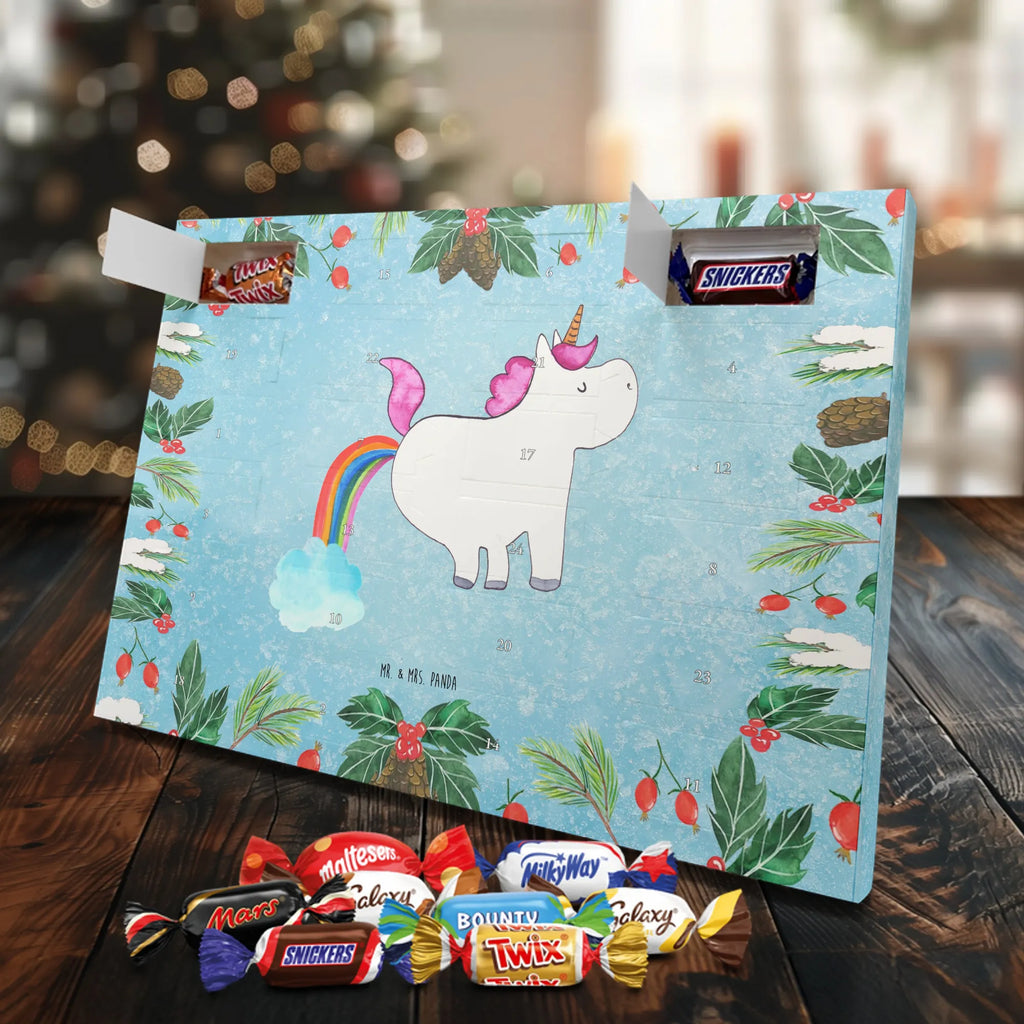 Chocolate advent calendar unicorn fart fart, unicorn fart, uniorn saying, girlfriend gift, fun, rainbow, present