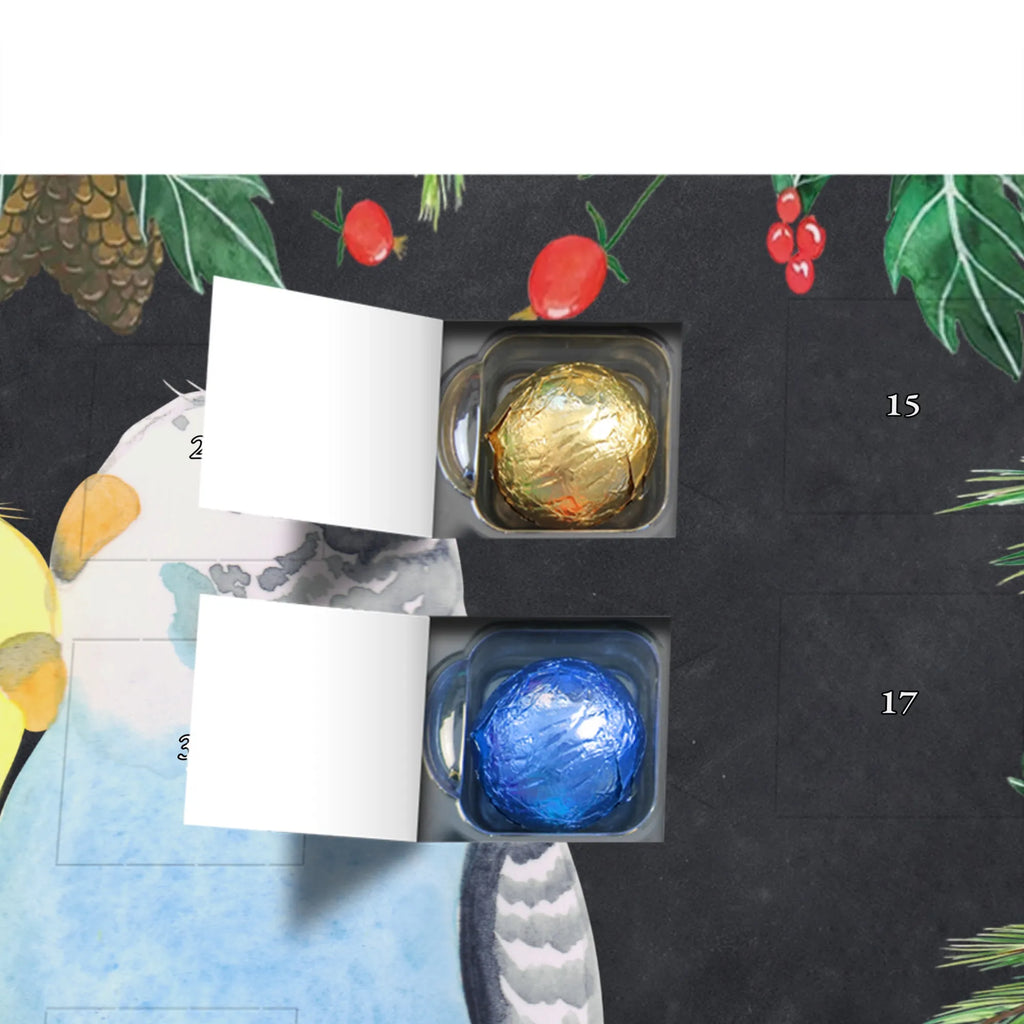 Chocolate advent calendar Parakeets in love Loving, Marriage, Proposal of marriage, anniversary gift, Together, Love gift, gift for her, gift for him, Two, trust, budgie, closeness, cuddling, birds