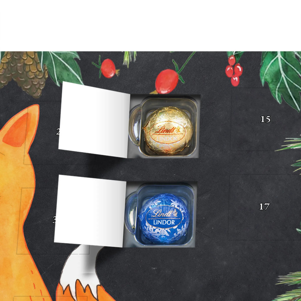 Chocolate advent calendar unicorn Fox foxes, fox horns