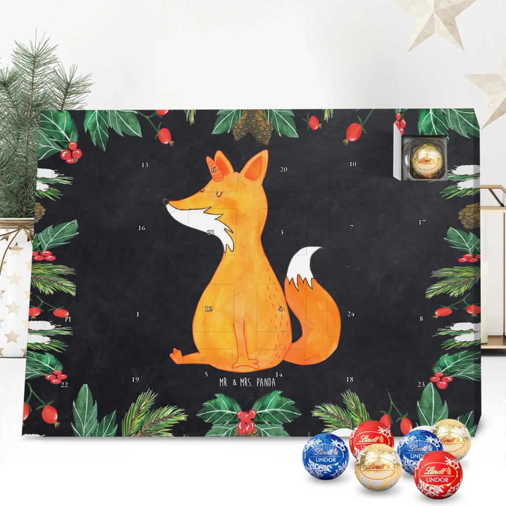 Chocolate advent calendar unicorn Fox foxes, fox horns
