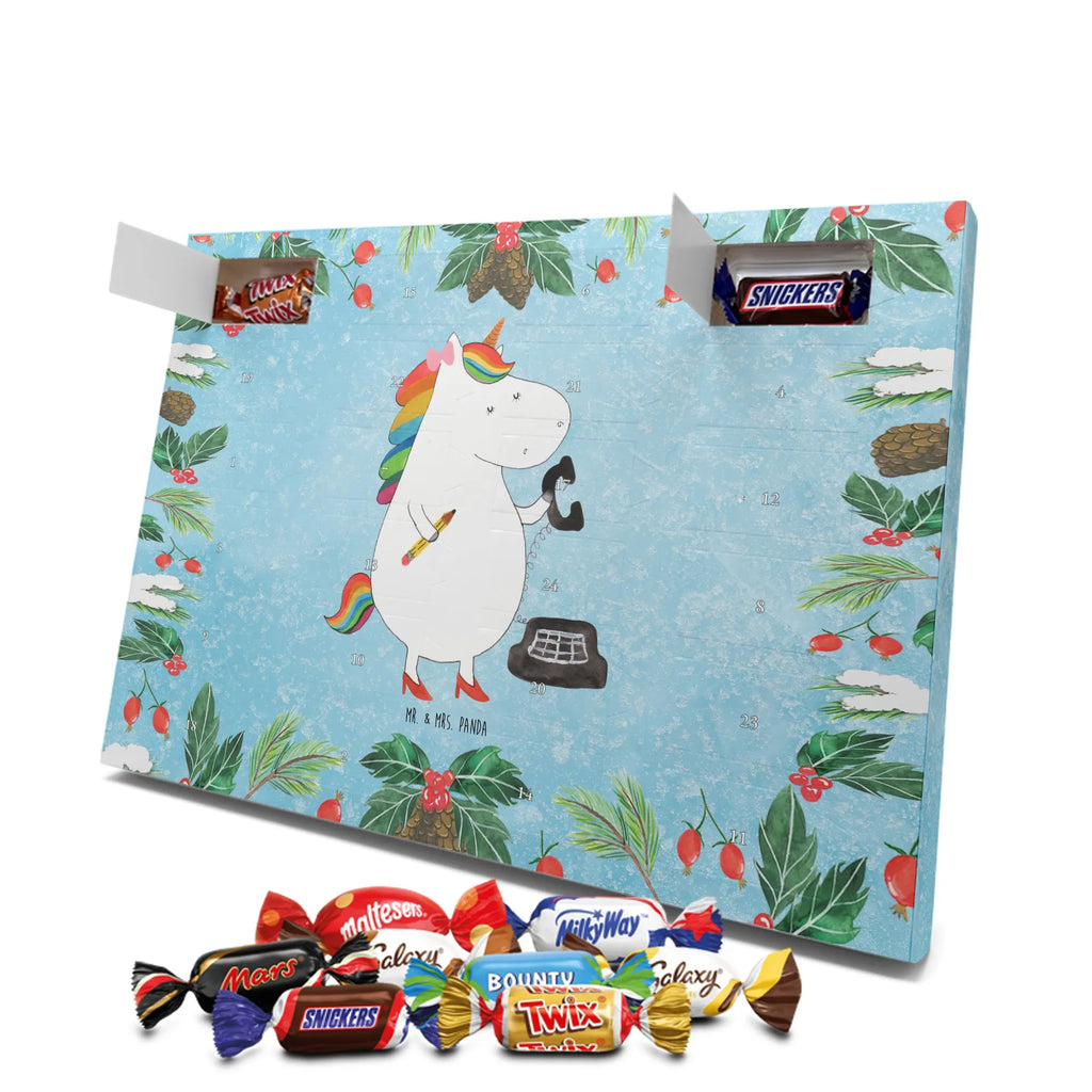 Chocolate advent calendar unicorn secretary gift colleg, office help, secretary present, office worker, tax office, Secretary, attorney