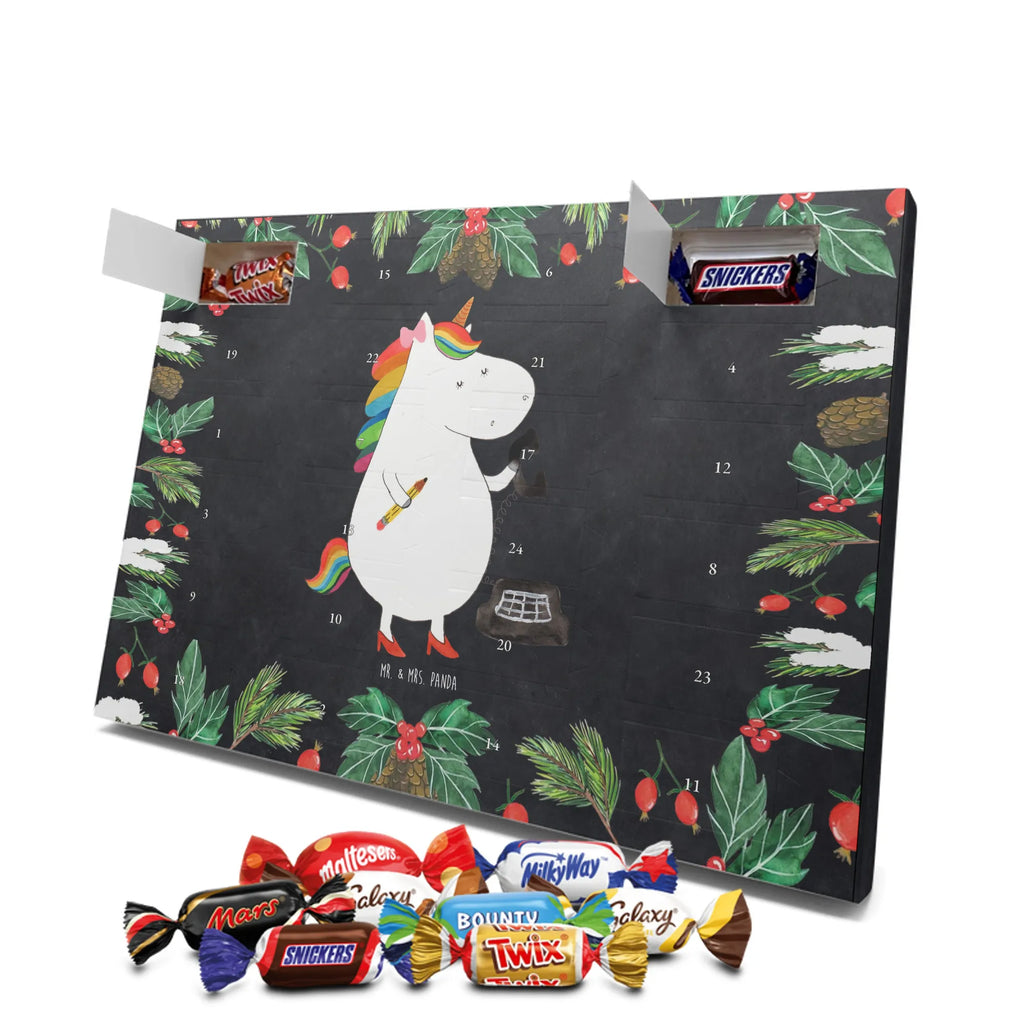 Chocolate advent calendar unicorn secretary gift colleg, office help, secretary present, office worker, tax office, Secretary, attorney