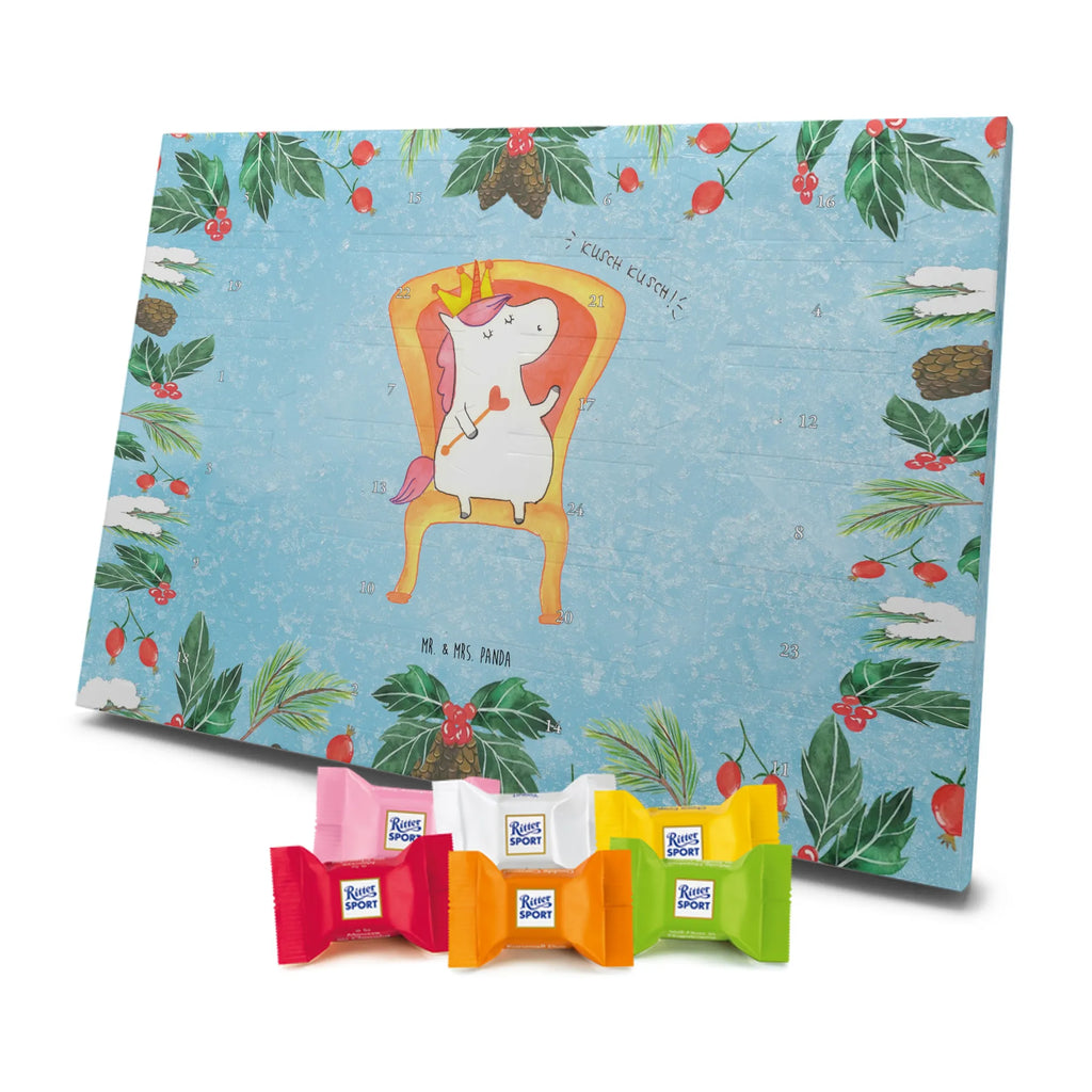 Chocolate advent calendar unicorn king Crown, friend gift, Present friend, King, Prosecco, Chancellor, Princess, Emperor, Ruler, President